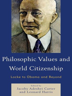 cover image of Philosophic Values and World Citizenship